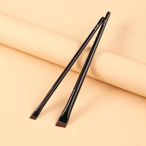 Professional Makeup Tools Microblading Supplies Angled Brow Contour Brush for PMU Eyebrows Eyeliner