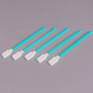 Professional Manufacture Lint Free Polyester Cleanroom Cleaning Cotton Bud for Industrial Printer Head 100pcs bag