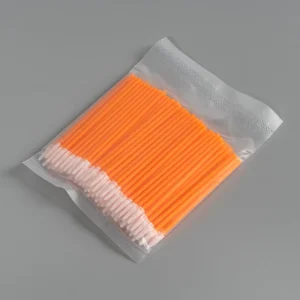 Professional Manufactured Industrial Cleanroom Polyester Lint Free PP Cotton Bud Swabs 500pcs bag