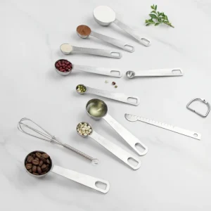 Professional Measuring Spoons Set for Coffee Tea Barista Stainless Steel Scoop