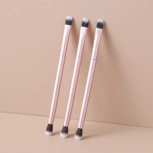 Professional Multifunctional Single Makeup Brush Double Headed Highlight Tool Nose Eye Shadow Face Makeup Brush Custom Logo