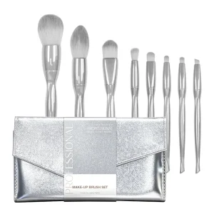 Professional Natural Hair Makeup Brush Set Metal Handle Custom High Quality for Quality Assurance Programs