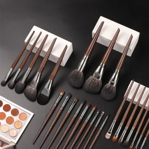 Professional Natural Makeup Brushes Set Eyeshadow Make up Brush Goat Hair Kit for Makeup Set Blending Brushes