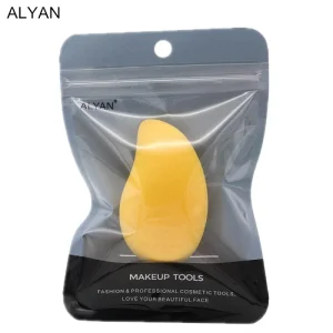 Professional Organic Makeup Sponge Acrylic Case Ultra Soft Custom Logo Eco Friendly Makeup Sponge Microfiber