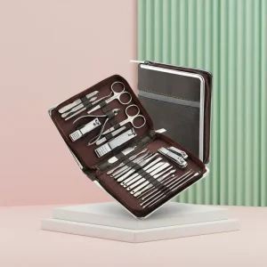 Professional Pedicure Manicure Kit Carbon Steel Nail Clippers Scissors File Cuticle Tools Durable Portable Beauty Tool