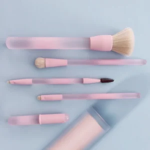 Professional Premium 5 Piece Makeup Brush Set Synthetic Hair Eyeshadow & Concealer for Face Beauty Tools for Girls