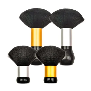 Professional Private Label Plastic Handle Synthetic Hair Single Makeup Brush for Salon Neck Use Barber Shaving Brush