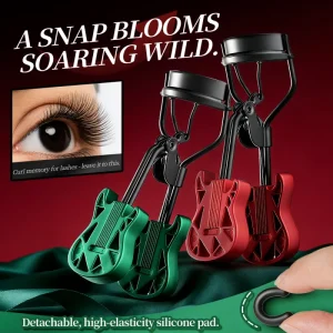 Professional Silicon Guitar Handle Eyelash Curler Pinches Eyelids Lashes Contours Perfectly Curled Lashes Makeup Tool