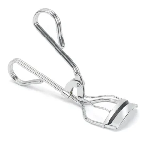Professional Silver Carbon Steel Mini Eyelash Curler with Lash Care Tool and Curling Clips for Makeup Beauty Tools