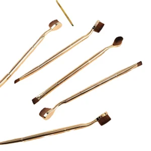 Professional Single Face Dual-Headed Eyebrow Eyeliner Synthetic Hair Makeup Brush Pen Concealer Beauty Tool