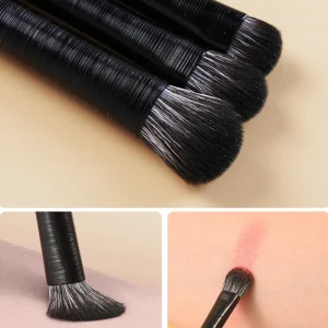 Professional Single Small Makeup Brush Set Custom Logo 6pcs Eyeshadow Blending Lip Eyebrow Pencil Travel-Friendly Low MOQ