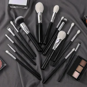 Professional Soft Synthetic Bristles Handles Makeup Brush Set for Foundation Eyeshadow Full Face Daily Makeup