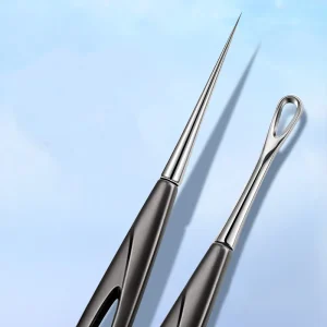 Professional Stainless Steel Blackhead Acne Removing Needles for Nose Pimple Popping Custom Logo Acne Treatment