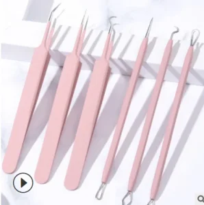 Professional Stainless Steel Blackhead and Acne Removal Needles Facial Acne Treatment Tool