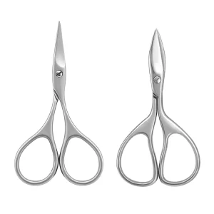 Professional Stainless Steel Curved Beauty Care Ear Nose Beard Eyebrow Trimming Manicure Finger Nail Scissors