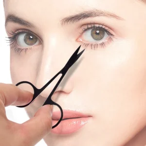 Professional Stainless Steel Eyebrow Eyelash Scissors Beauty Cosmetic Eyebrow Scissors