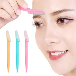 Professional Stainless Steel Microblad Razor Blade Scraper Eyebrow Hair Trimmer for Women Eyebrow Design Trimming Tool