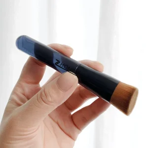 Professional Synthetic Travel Tool Single Angled Foundation Makeup Brush for Mineral Powder Makeup Tools