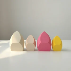 Professional Three cut Makeup Sponge Large Size Blender Latex Free Functional Sponge Neck specific Super soft Makeup Sponge