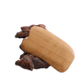 Professional Wood Gua Sha Board Ergonomic Red Wood Scraping Tool for Deep Tissue Massage & Pain Treatment