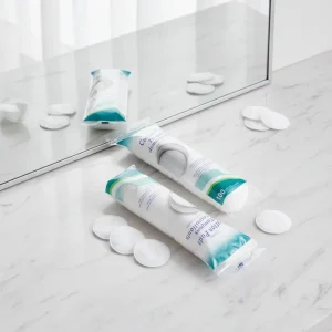 Pure Cotton Pad 3 Layer Multiple Uses Cotton Pad Makeup Removal Cleanse Gentle Skin Friendly Cotton Pad 100pcs One Bag