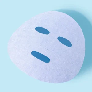 Purple Organic Microfiber Facial Mask Sheet Soft and Natural Made From Meltblown Nonwoven Fabric and Beauty Mask Paper