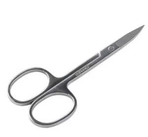 Quality Stainless Steel Curved Manicure Cuticle Nail Scissors Eyebrow Scissors Makeup Scissors
