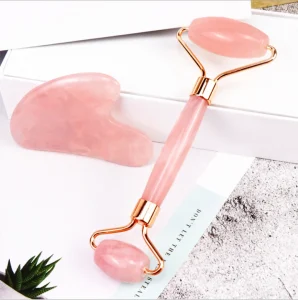 Quartz Gua Sha Set Anti Aging Health Care Product Facial Jade Roller Skin Care Tool for Face