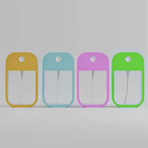 Ready to Ship Customized Color Credit Card Sprayer Bottle White Plastic for Face Mask & Shampoo Use