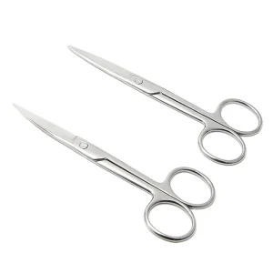 Ready to Ship Stainless Steel Beauty Scissors with Big Ring for Easy Grip