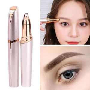 Rechargeable Electric Eyebrow Razor Wireless Cordless Eyebrow Trimmer for Precise Shaping & Facial Hair Removal