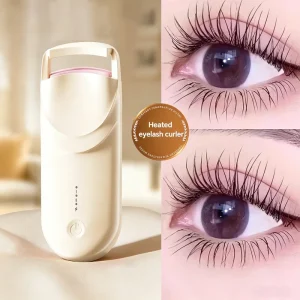 Rechargeable Heated Eyelash Curler 24 Hours Long Lasting Eyelash Curler Lashes Double Heating Electric Eyelash Curler