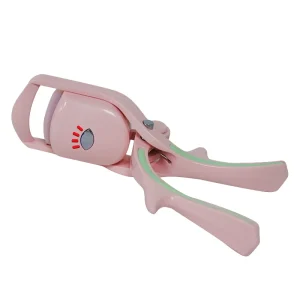Rechargeable Heated Eyelash Curler 3-Level Adjustable Temperature for a Natural Long-lasting Curl