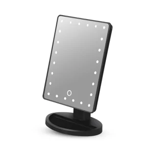 Rechargeable LED Light Makeup Mirror Fashionable Beauty Supply Store Mirror Desktop Makeup Skin Care Mirror