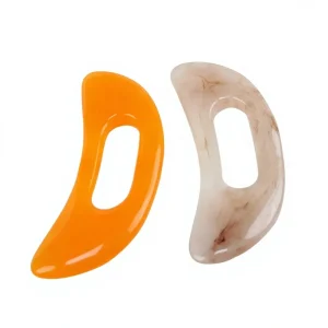 Resin Lymphatic Drainage Massager Large Muscle Scraping Anti Cellulite Skin Tightening Gua Sha Massage Tool