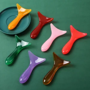 Resin Scraping Board Neck Line Lymphatic Scraping Shoulder Back Leg Full Body Massage Scraper