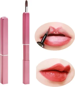 Retractable Lip Brush Portable Lipstick Applicator