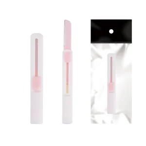 Retractable Stainless Steel Facial Razors with Rounded Tip Eyebrow Trimmer for Eyebrow Hair Shaving and Makeup