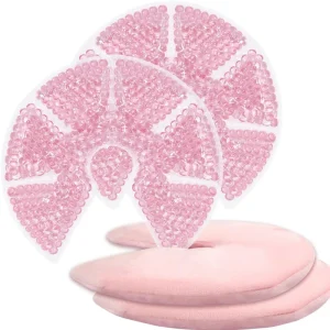 Reusable Nursing Pad for Breastfeeding and Pump Aid Hot Cold Therapy Maternity Support 2 Soft Covers Washable PVC Material