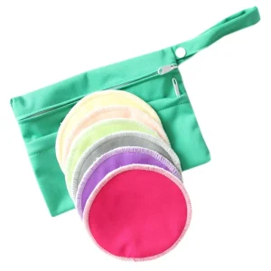 Reusable Organic Bamboo Nursing Pads Waterproof Breastfeeding Nursing Bras and Pads Softest Soothing Breast Pads
