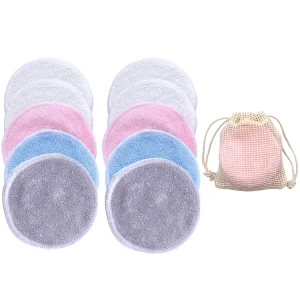 Reusable and Washable Round Shape Makeup Remover Pads Facial Cleaning Pads Cotton