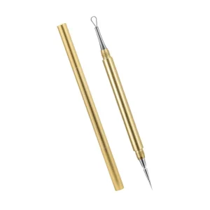 Rose Milare Stainless Steel Double Ended Ultra Precise Acne Picking Needle Ultra Fine Acne Removal Tool Face Blackhead Extractor