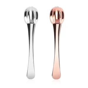 Rotatable Eye Cream Applicator Stick Pumpkin Spoon Shape Anti Wrinkle Massager for Facial Thin Skin Care Relieves Fatigue