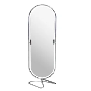 Rotating Floor Mirror Full Body Makeup Mirror Mobile Art Dressing Photo Mirror