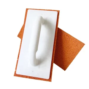 Rubber Sponge Float Spot Plastering Board Putty Scraping Tool Shock Absorption Wear resistant Plastic Handle Ergonomic Grip