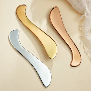 S Shaped Stainless Steel Gua Sha Tool IASTM Scraping Board for Muscle Recovery and Facial Lifting