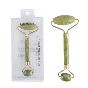 SBelle Jade Roller Customized Packing Box Jade Facial Face Massage Roller Green Jade Machines Face Massage