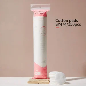 SY443 Disposable Premium Pads Makeup Remover Face Use Organic Cotton Pads Round Facial Cosmetic Cotton for Travel