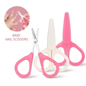 Safe Newborn Baby Nail Clipper Long Scissors Trimmer Stainless Steel Manicure Cutter for Baby Care