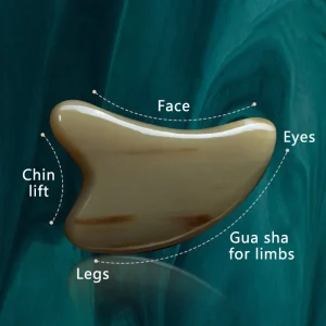 Scraping Massage Tool Buffalo Horn Gua Sha Face Tool Acupuncture Massage Guasha Board